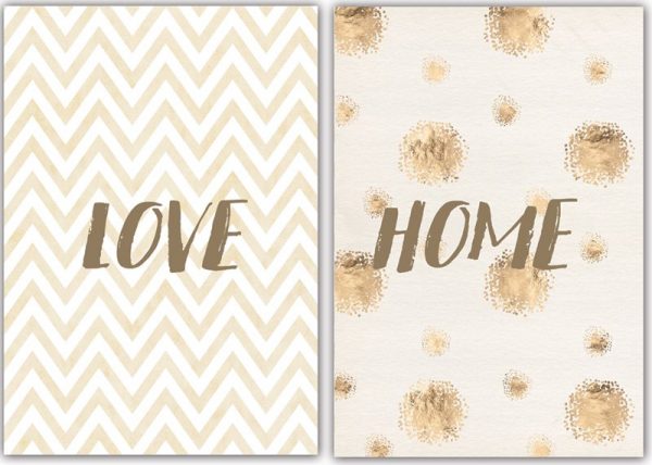 plakaty z typografią