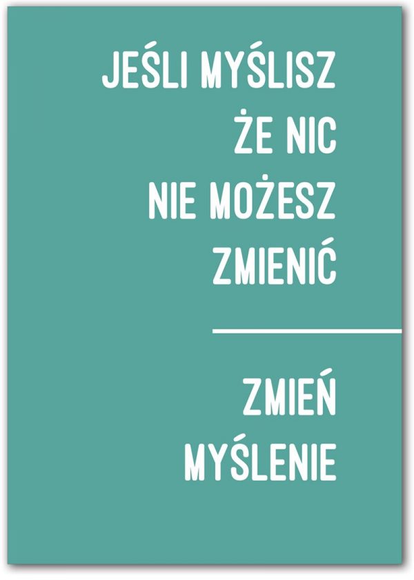 plakaty z sentencjami