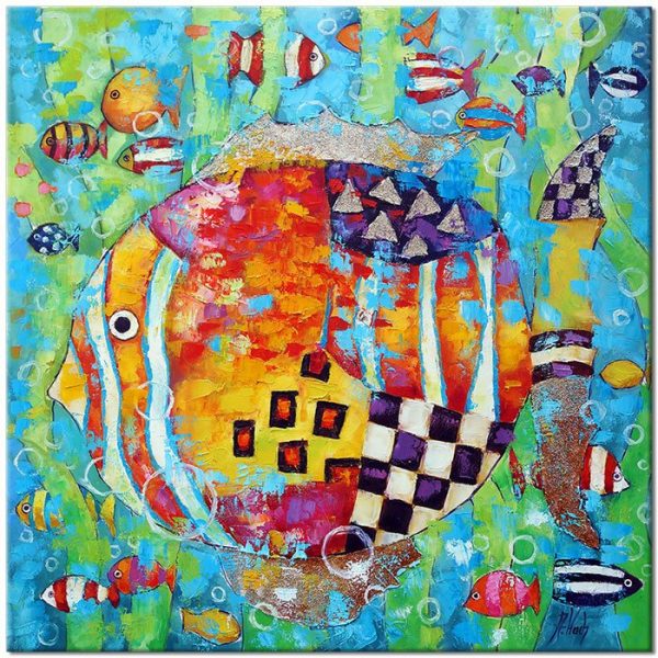 obraz kolorowe głębiny