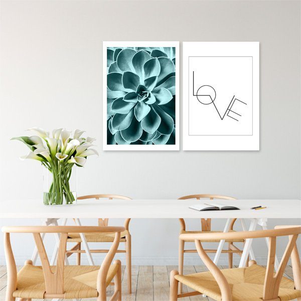 podwójny plakat do sypialni