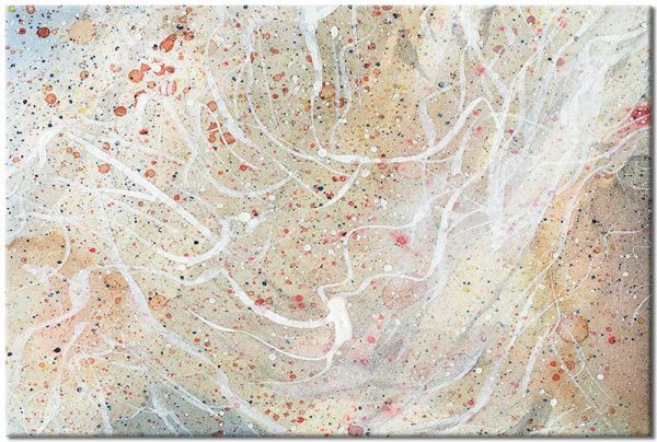 Obraz z abstrakcyjną mapą