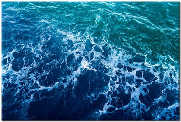 Obraz wzburzony ocean