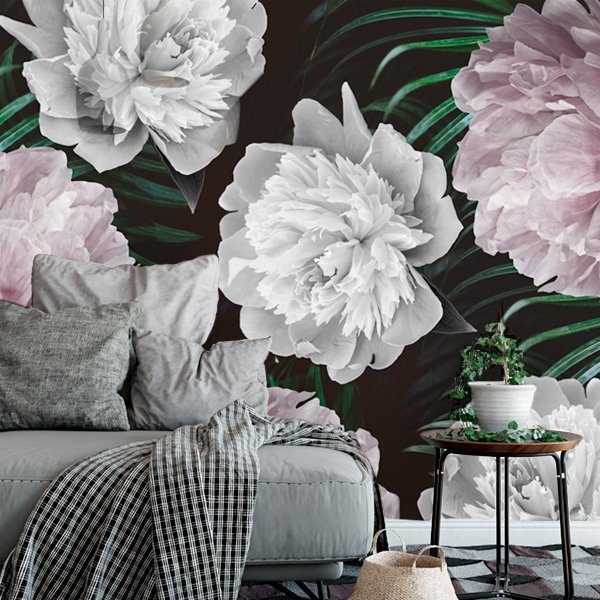 fototapeta na ścianę z kwiatami