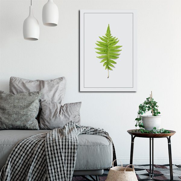 Plakat z paprocią