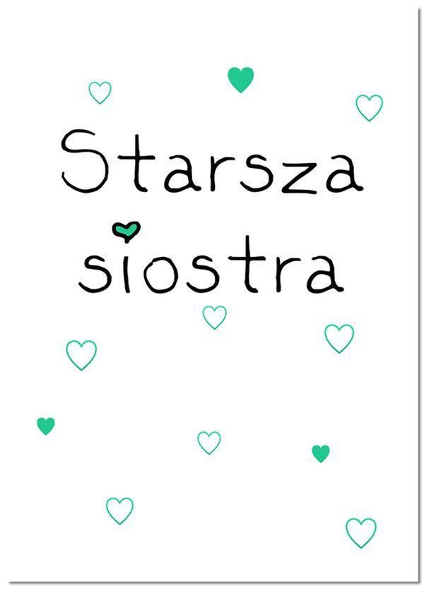 Plakat starsza siostra