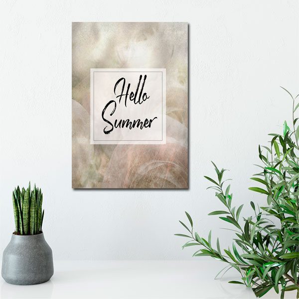Plakat z napisem