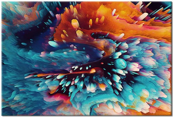 obrazy z wzorami abstrakcji