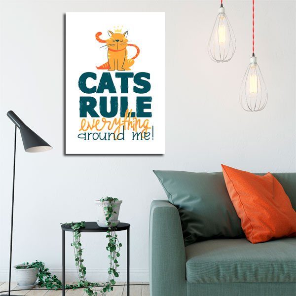 plakat z angielskim napisem