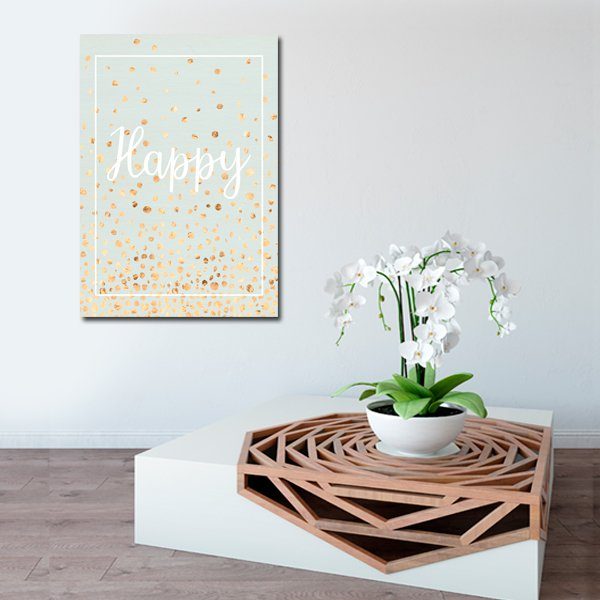 napis happy jako plakat