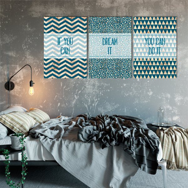 granatowo-plakaty pozłacane