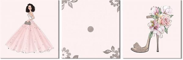 tryptyk kwadratowy kobiecy