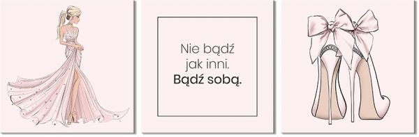 plakat jako tryptyk kwadratowy