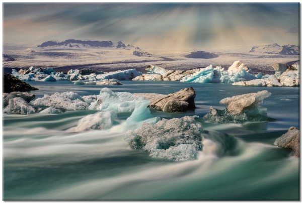 Lodowa Laguna na obrazie