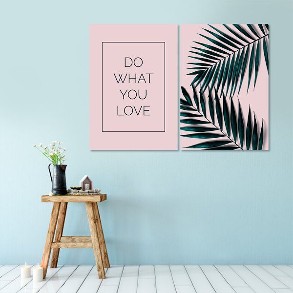 plakat z napisem do what you love