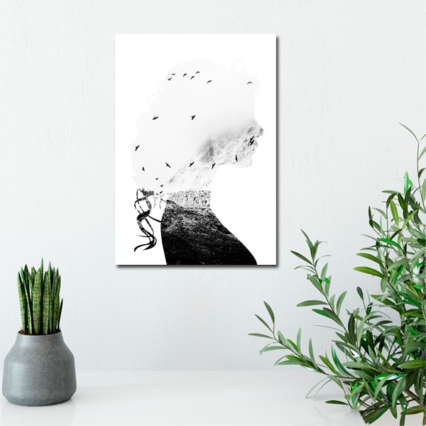 plakat z dziewczyną