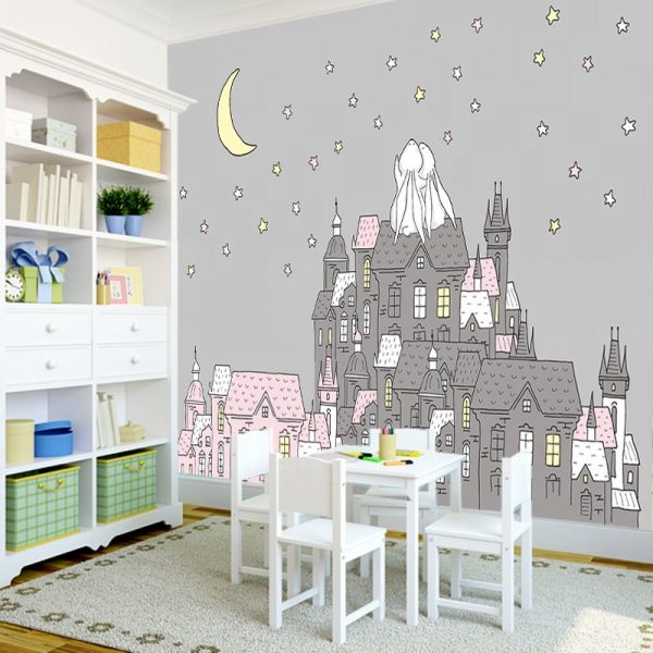 pokój dziecięcy z królikami