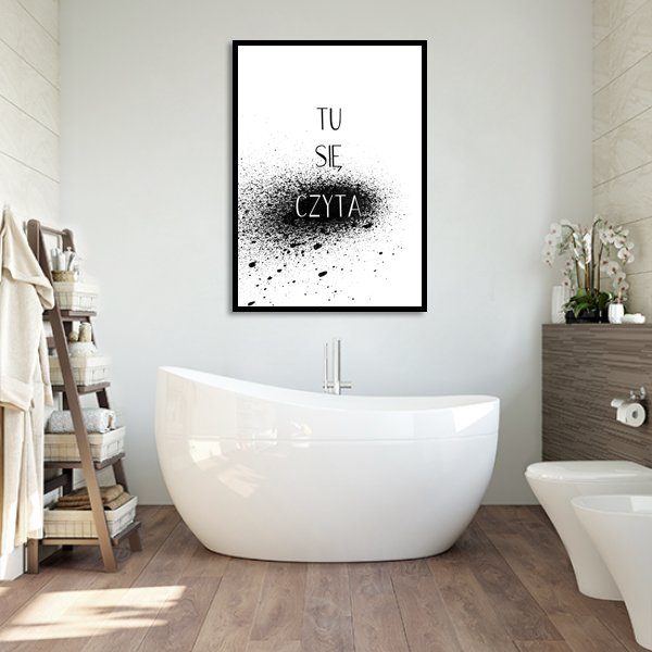 czytanie w łazience