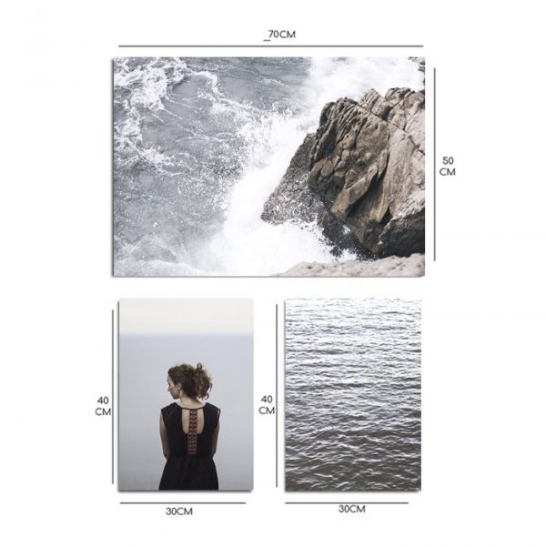 zestaw trzech plakatów