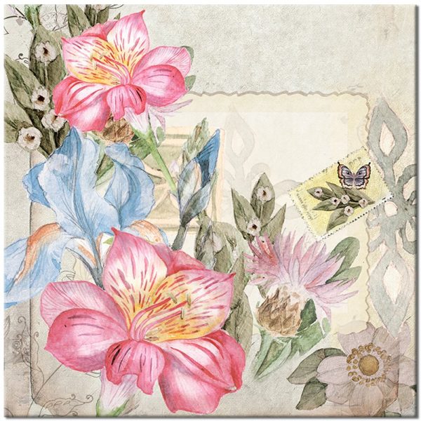 różowo-niebieskie kwiaty