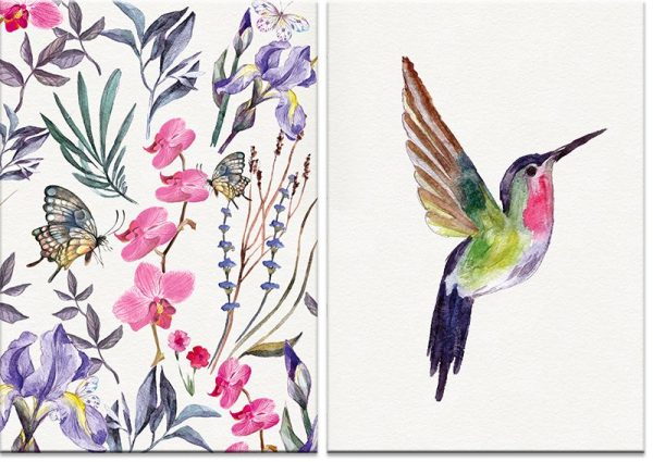 przyrodniczy motyw dyptyku