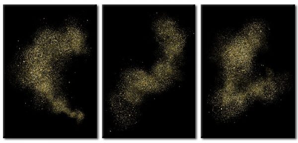 ścienna dekoracja w formie tryptyku