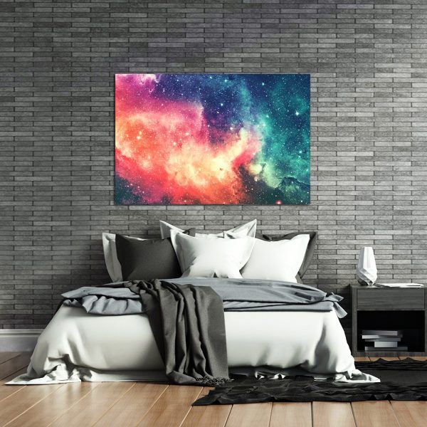 kosmos na obrazie poziomym