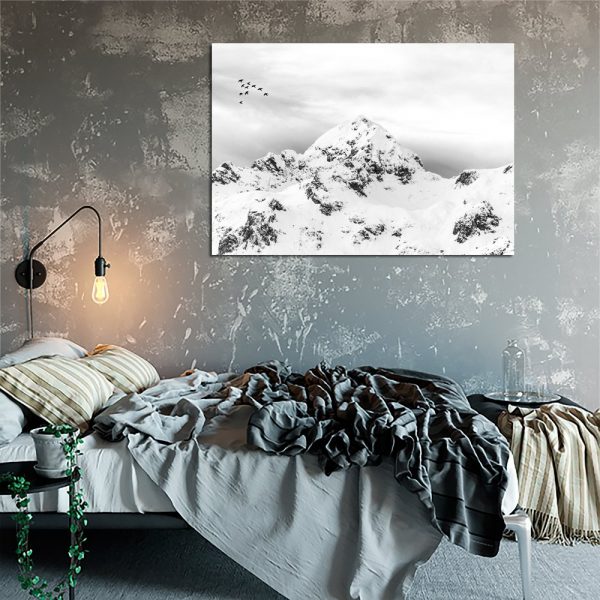 górskie ptaki na plakacie