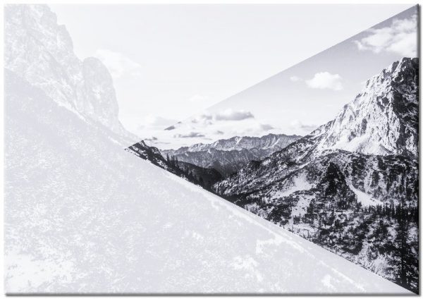 górski motyw jako plakat poziomy