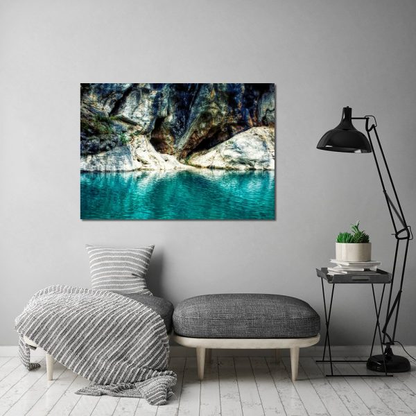 obraz z motywem jeziora