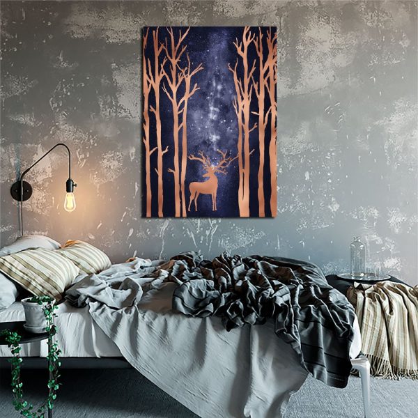 Plakat do sypialni z jeleniem