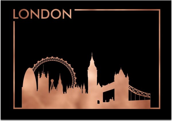 napis London na plakacie