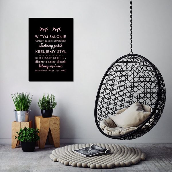 rose gold jako plakat metaliczny