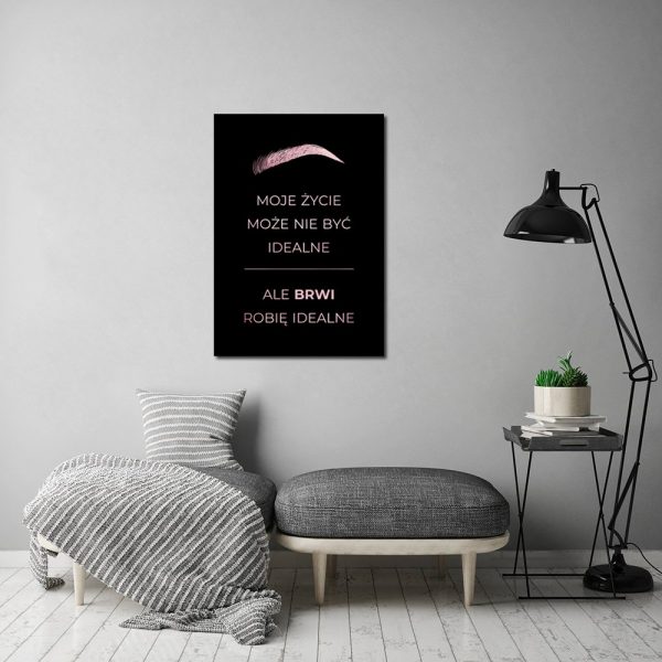 salon kosmetyczny z motywem plakatu