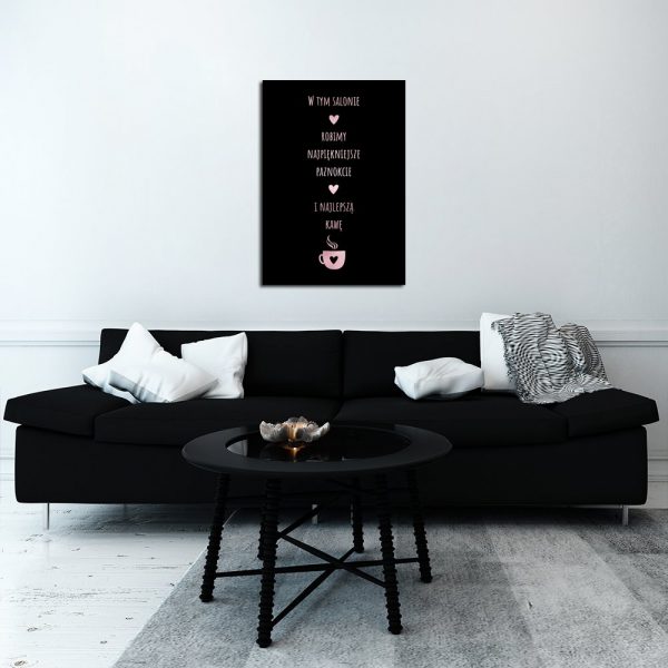 salon kosmetyczny z plakatem