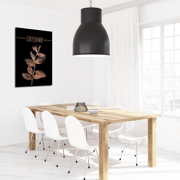 plakat z miedzianym oregano