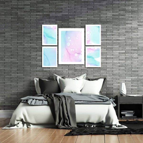 pastelowe plakaty do sypialni