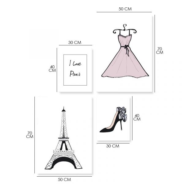 plakaty z wieżą Eiffla