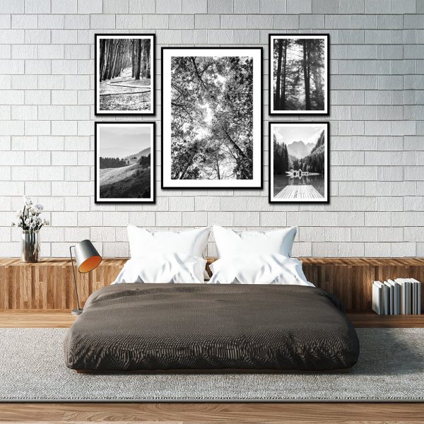 ozdoba szara do sypialni