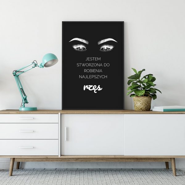 plakat dla kosmetyczki