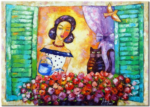 obraz poranek w Nicei