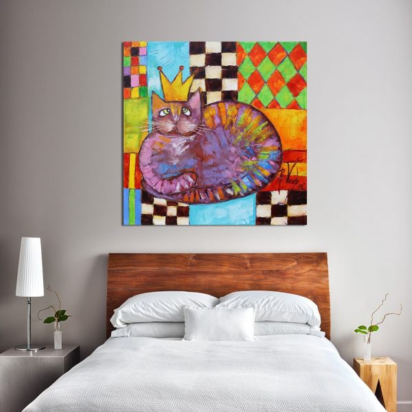 kolorowe obrazy do salonu