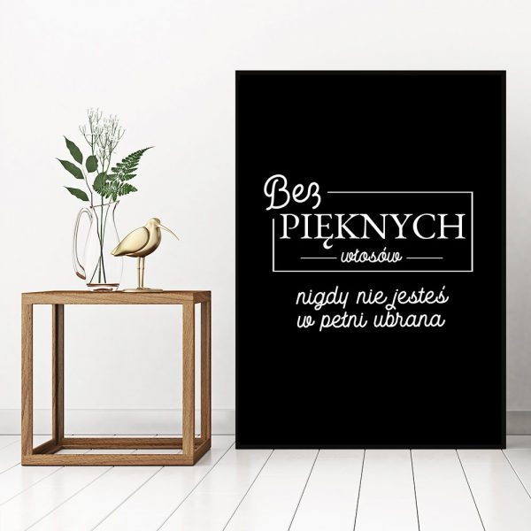 Dekoracja do salonu fryzjerskiego