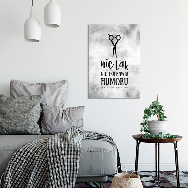 Dekoracja do salonu fryzjerskiego
