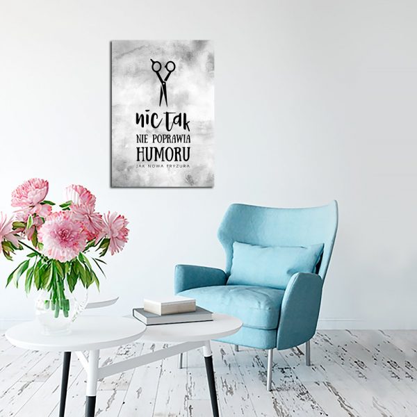 Plakat do salonu fryzjerskiego