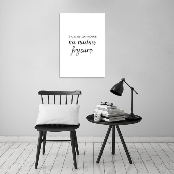 Dekoracja do salonu fryzjerskiego