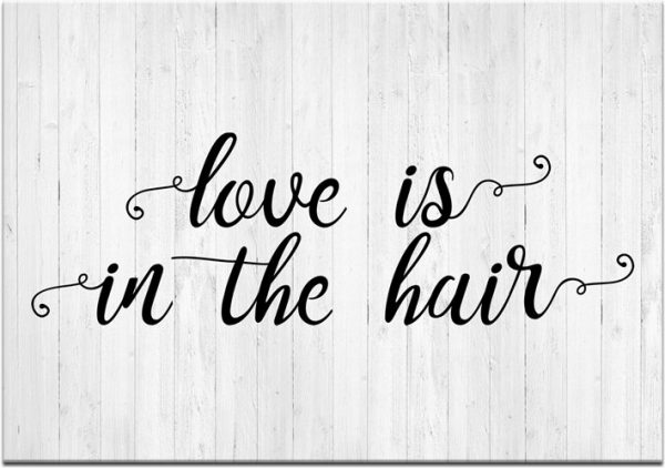 Dekoracja na ścianę do salonu fryzjerskiego