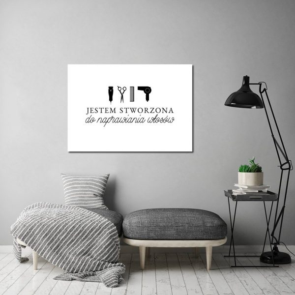 Dekoracja do salonu fryzjerskiego