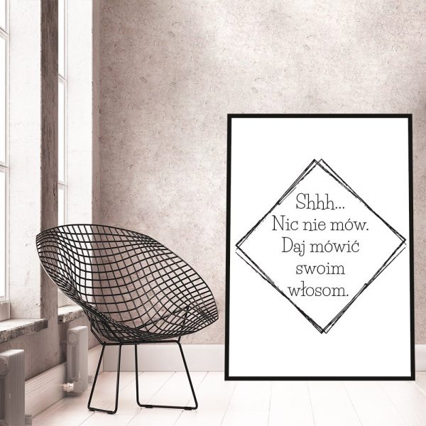 Plakat do salonu fryzjerskiego