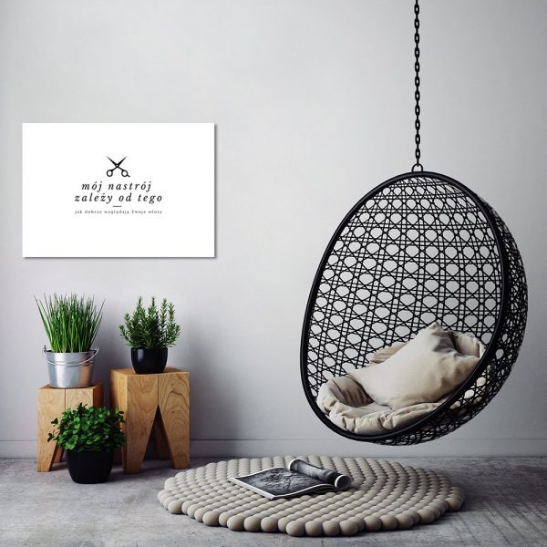 Dekoracja salonu fryzjerskiego