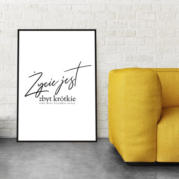 Plakat do salonu fryzjerskiego